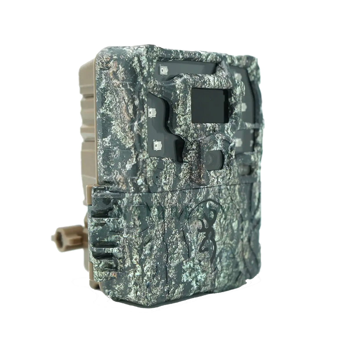 Browning Strike Force Pro X 1080 Trail Camera — open, showing controls