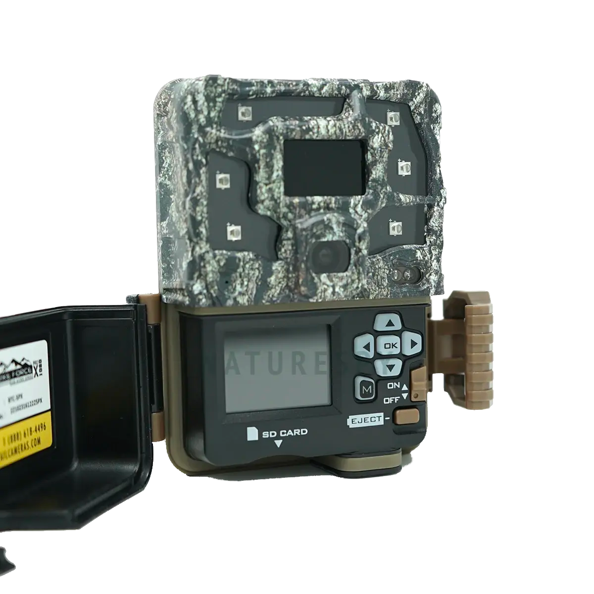 Browning Strike Force Pro X 1080 Trail Camera — angled view