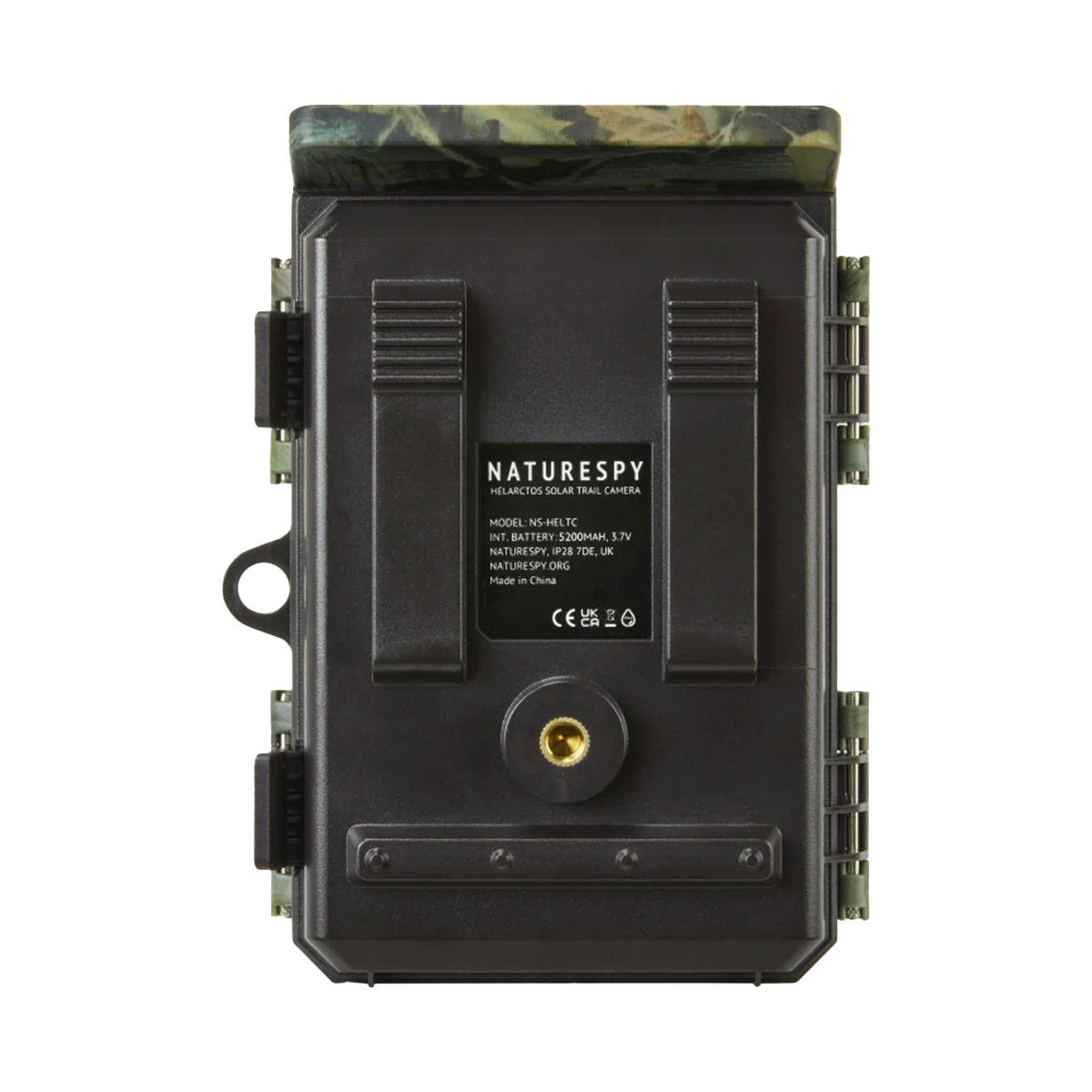 Vantage Solaris 4K Solar WiFi Trail Camera — mounted on a tree