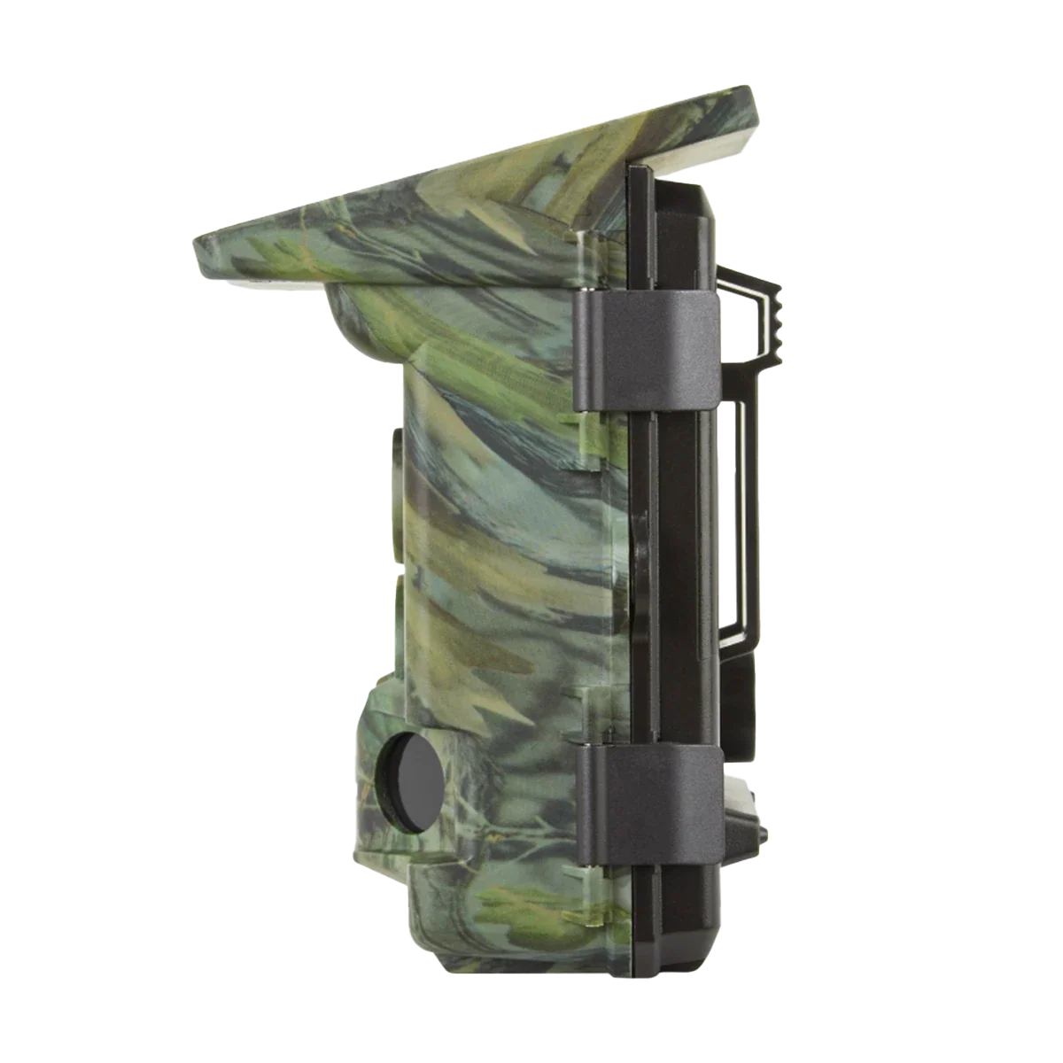 Vantage Solaris 4K Solar WiFi Trail Camera — detail of the lens and LEDs