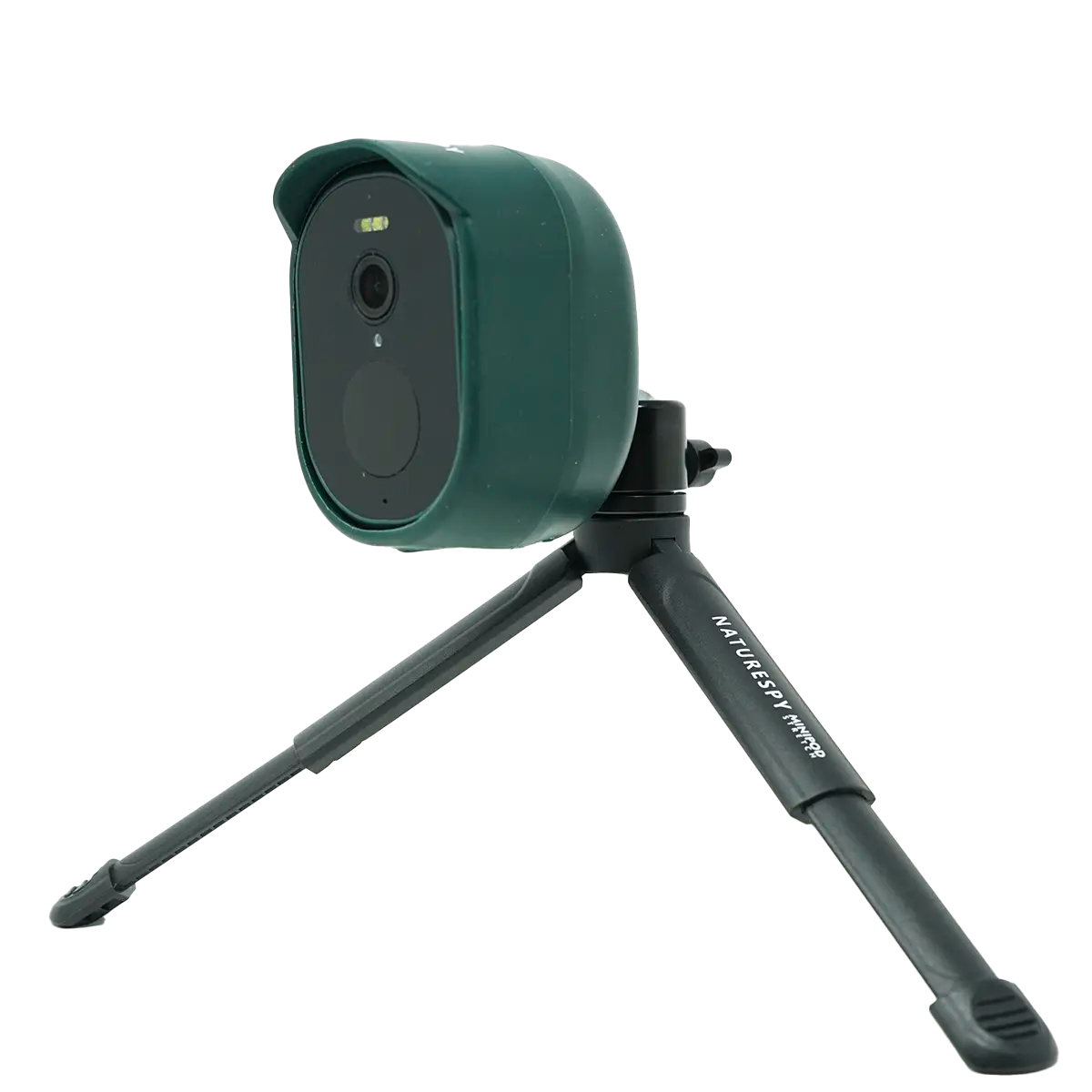 Vantage FlexPod Stretch Mini Tripod — detail of the lens and LEDs