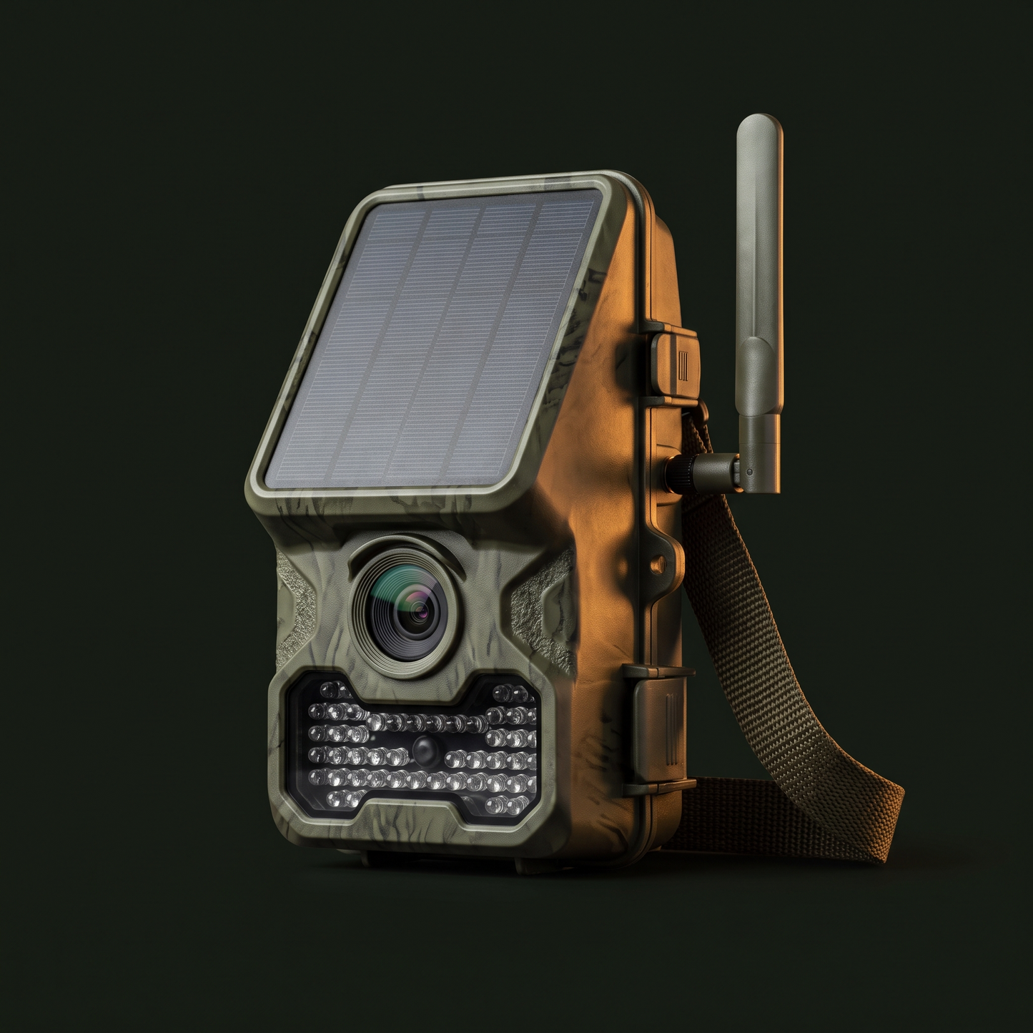 Overwatch solar 4G trail camera with integrated solar panel